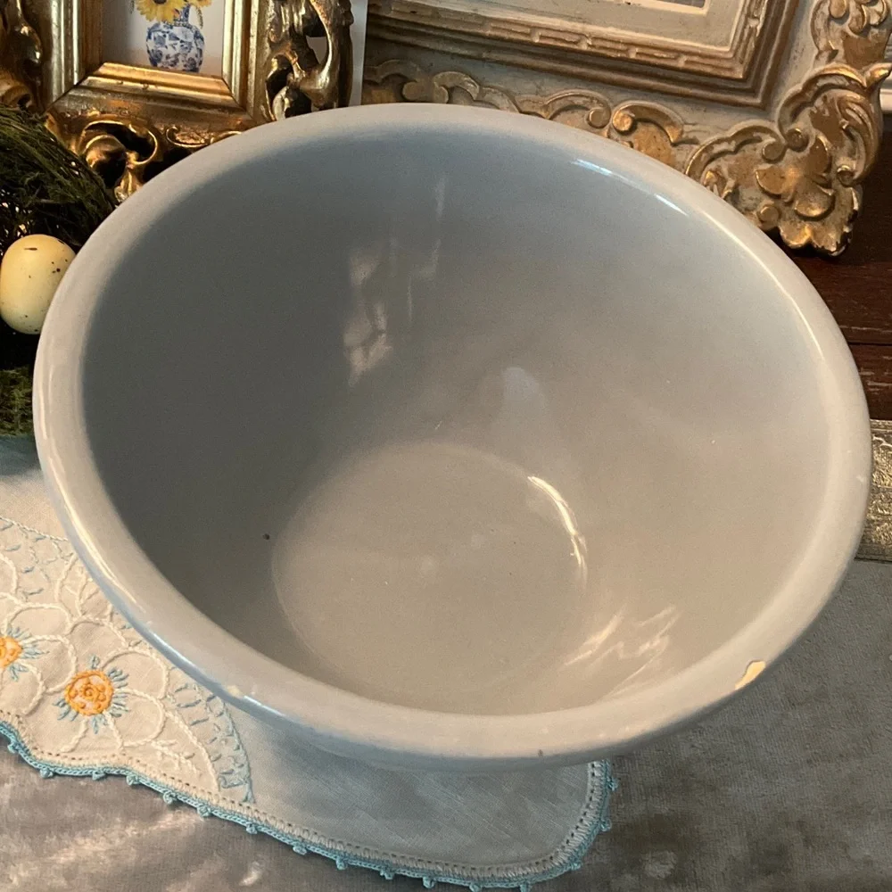 Elegant Stone Blue Ceramic Bowl - Picture 10 of 10